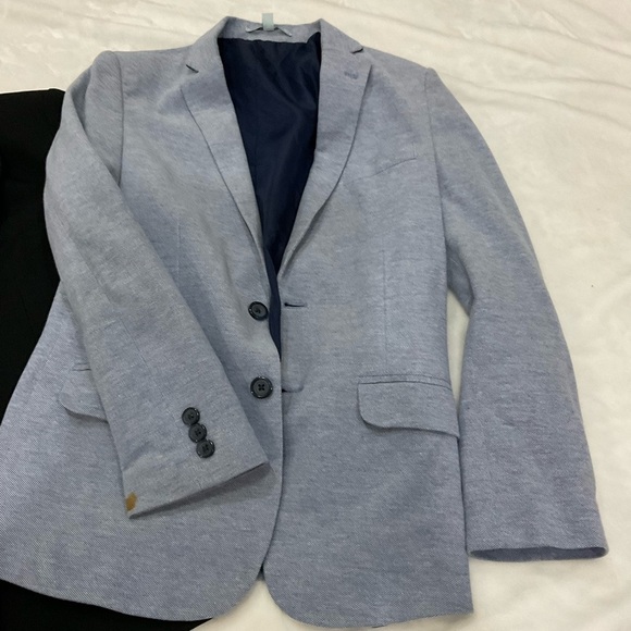 Big Kids Classic Blazer Set - Black, Gray, Blue - Picture 5 of 12